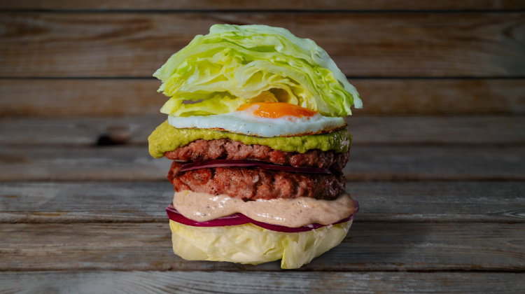 Paleo Cheese Burger Trufada