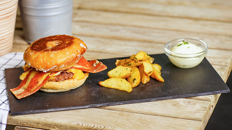 Vegan Donut Burger 1