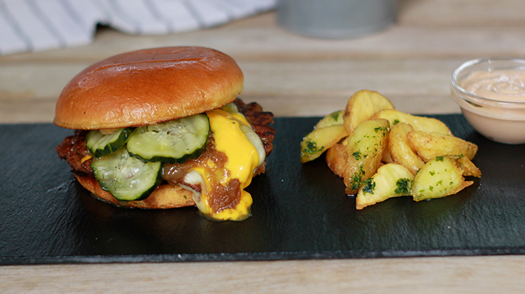 hamburguesa smash vegana valencia