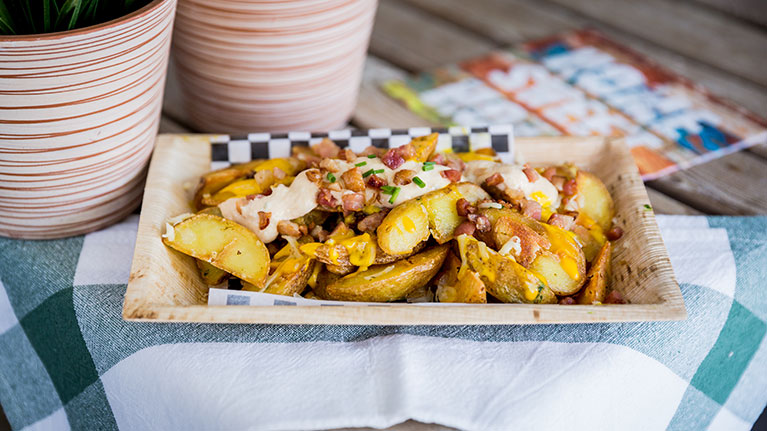 Entrante Patatas Cheesebacon Yecla33