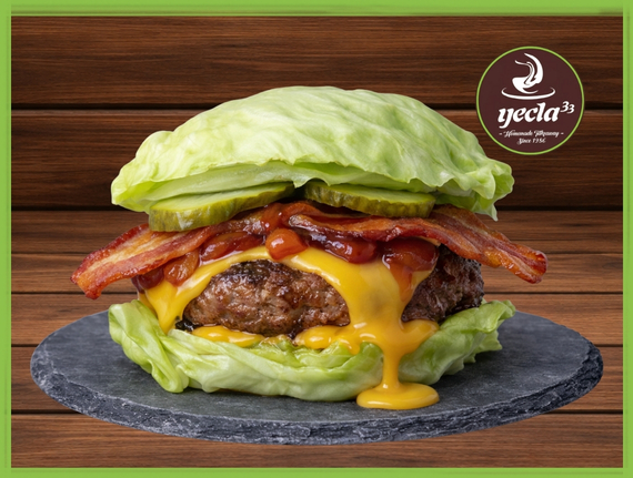 Burger Keto Cheese Bacon P