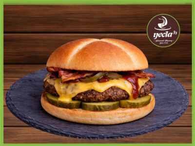 Burger Vegan Cheese Bacon P