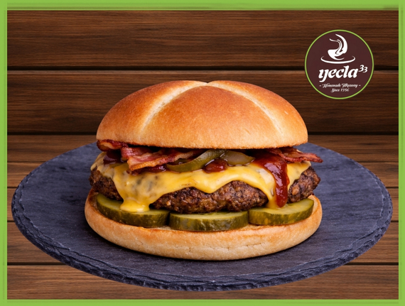 Burger Vegan Cheese Bacon P