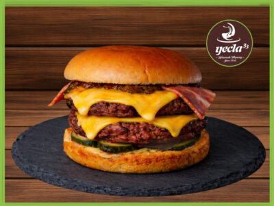 Vegan Smash Cheese Bacon P