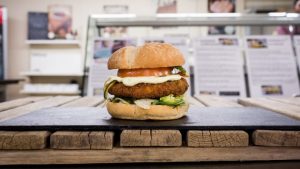 Vegan Burger Sweet Chilli 1