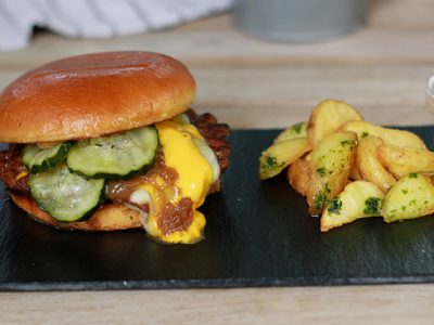 hamburguesa smash vegana valencia