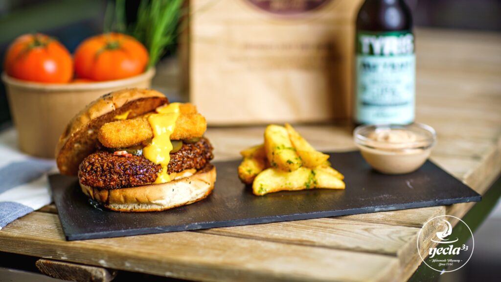 hamburguesa vegana de Yecla33