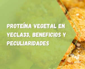 Proteína vegetal en Yecla33, beneficios y peculiaridades
